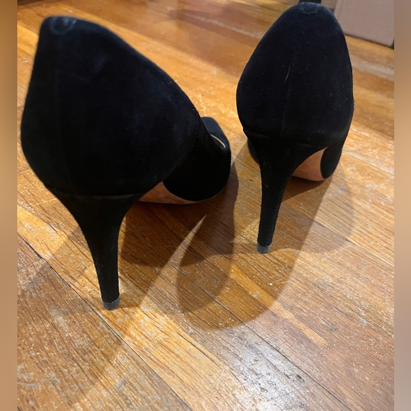 J Crew Elsie Elegant Black Suede Women's Pumps - Picture 5 of 8